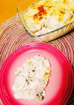 火不使用！里芋と豆腐ソースのグラタン☆-レシピのメイン写真