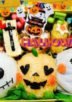 ハロウィン☆キャラ弁-レシピのメイン写真