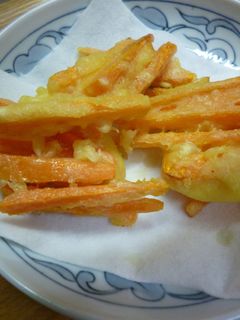 人参だけのかき揚げ-レシピのメイン写真