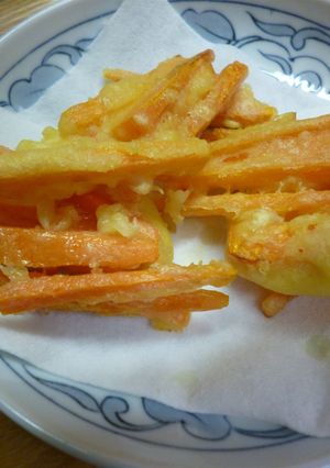 人参だけのかき揚げ-レシピのメイン写真