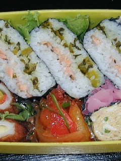 具だくさんおにぎらず弁当-レシピのメイン写真