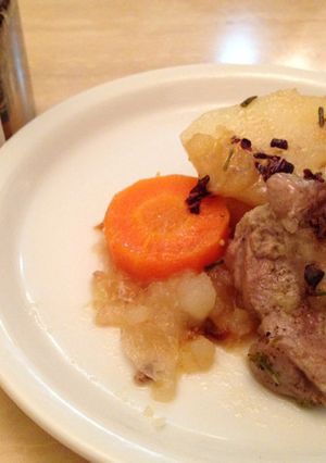 豚ヒレ肉の豪快ジャーマンポテト-レシピのメイン写真