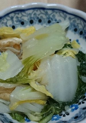 白菜と油揚げの水無し煮物-レシピのメイン写真