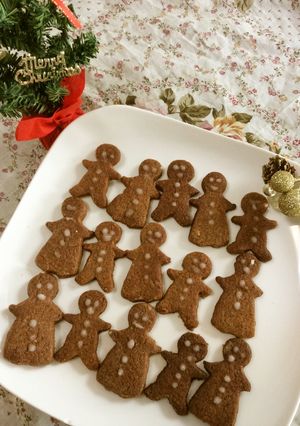 糖質制限！大豆粉ジンジャーマンクッキー-レシピのメイン写真