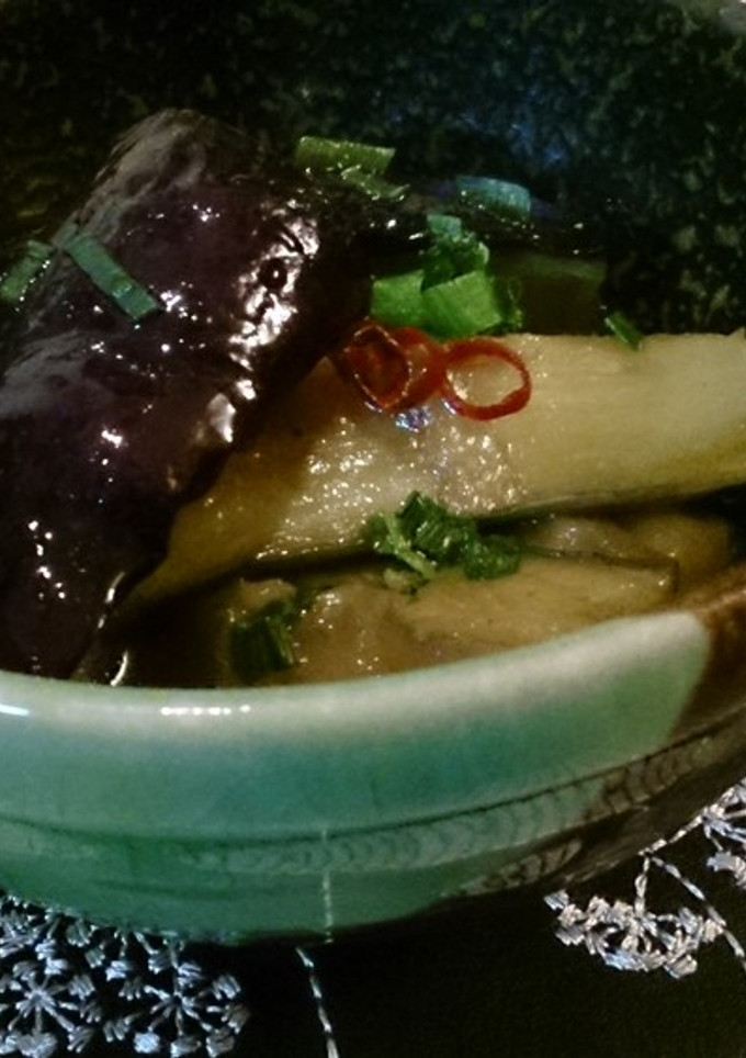 手作りつゆで茄子の煮浸し♪-レシピのメイン写真