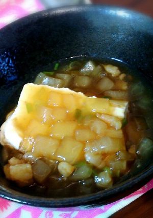 大根と海老の豆腐あんかけ-レシピのメイン写真