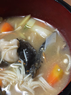 グルテンフリー☆蕎麦粉米粉団子汁-レシピのメイン写真