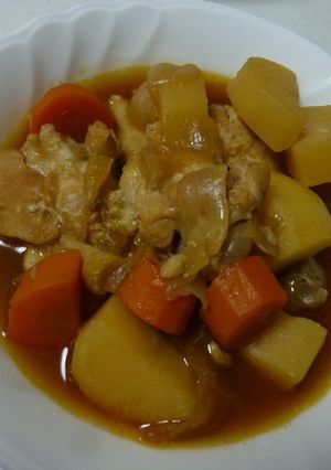 韓国風？鶏の手羽元の煮込み-レシピのメイン写真