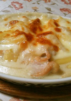 簡単・鶏とシメジのマカロニグラタン♪-レシピのメイン写真