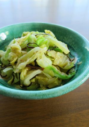 レンジで簡単 塩昆布キャベツ-レシピのメイン写真