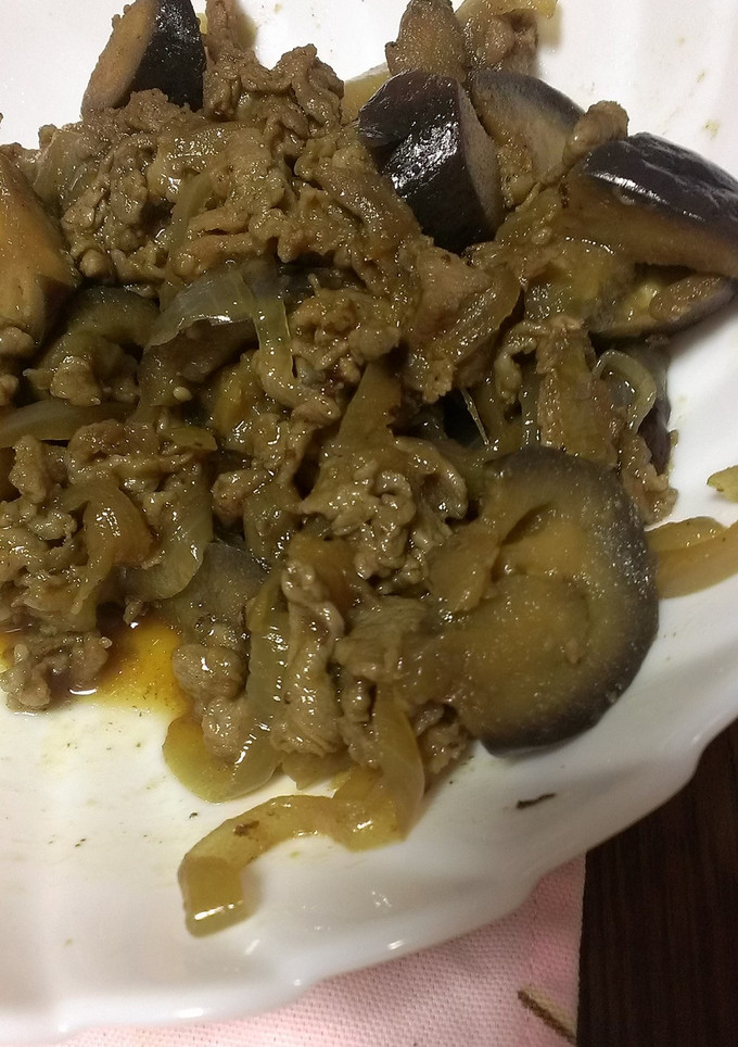 なすと豚肉の焼肉のタレ炒め-レシピのメイン写真