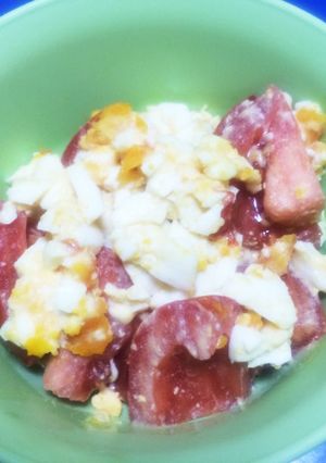トマ玉サラダ-レシピのメイン写真