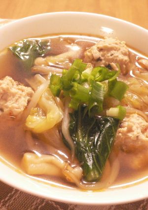 中華風☆鶏団子スープ-レシピのメイン写真