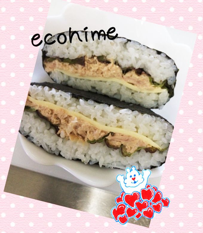 ツナマヨチーズ おにぎらず-レシピのメイン写真