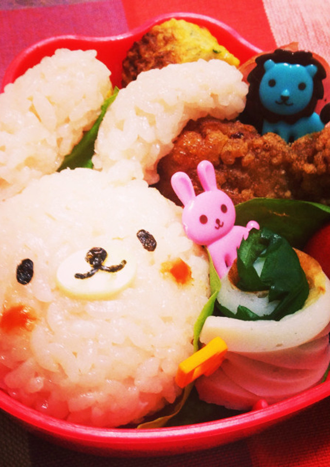 お弁当 キャラ弁♡うさぎちゃん♡-レシピのメイン写真