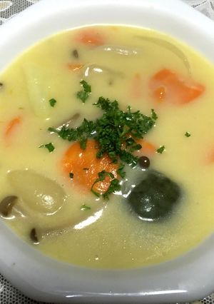 ホクホク☆野菜たっぷりクリームシチュー-レシピのメイン写真