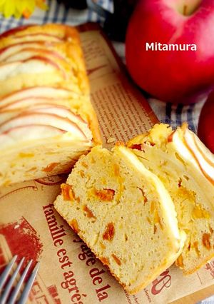 アップルとマンゴーのケーキ-レシピのメイン写真