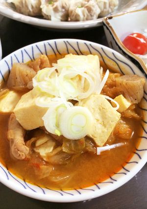 肉肉しいモツ煮込み (コク辛ver.)-レシピのメイン写真