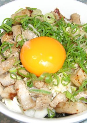 豚トロ丼。-レシピのメイン写真