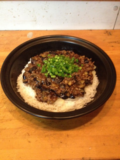 茄子の豆豉ソース丼-レシピのメイン写真