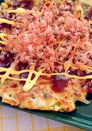 大根と白菜たっぷりのお好み焼き-レシピのメイン写真