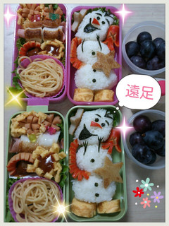 アナと雪の女王(オラフ)弁当-レシピのメイン写真