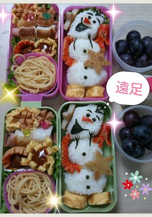 アナと雪の女王(オラフ)弁当-レシピのメイン写真
