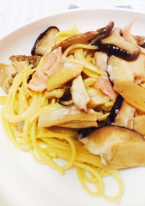 キノコの和カルボナーラ風♪-レシピのメイン写真