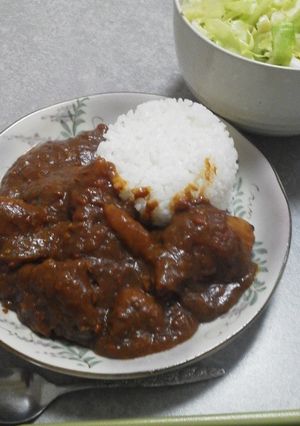 （豚）舌カレー　圧力鍋で簡単・時短・豪華-レシピのメイン写真