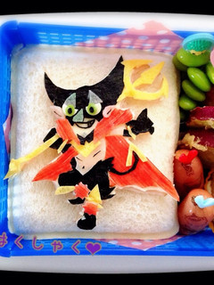 妖怪ウォッチ キャラ弁 虫歯伯爵-レシピのメイン写真