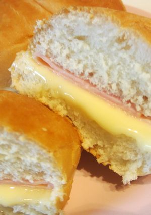 ディナーロールでハムチーズサンド-レシピのメイン写真