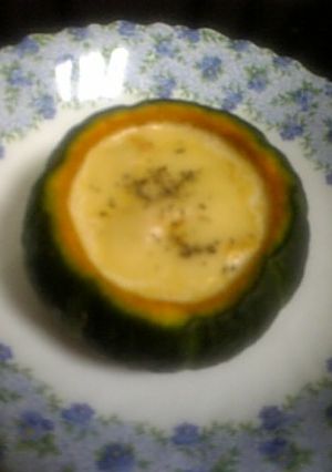 簡単!丸ごとかぼちゃグラタン-レシピのメイン写真