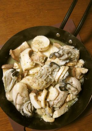 冷凍牡蠣のアヒージョソテー✿おつまみに-レシピのメイン写真
