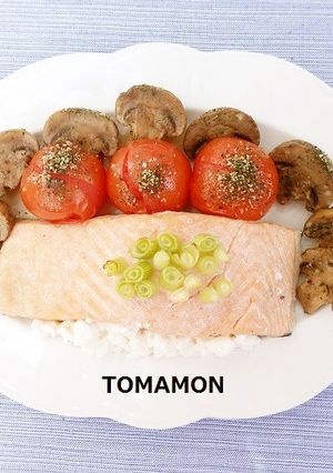✿超簡単オーブンに入れるだけ塩サーモン✿-レシピのメイン写真