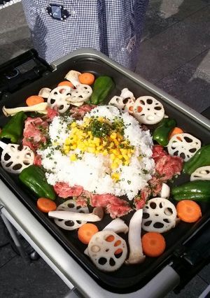 ホットプレートで簡単豪華！ペッパーライス-レシピのメイン写真