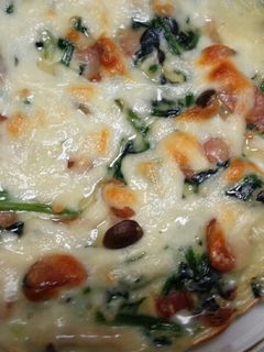ほうれん草としめじのグラタン-レシピのメイン写真