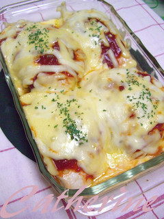 ★鶏ムネ肉のケチャップチーズ焼き★-レシピのメイン写真