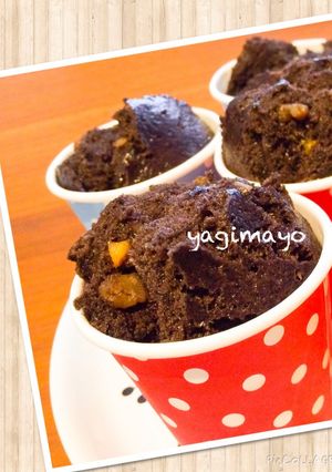 混ぜるだけ★ビターな大人の蒸しパン-レシピのメイン写真