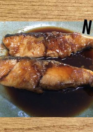 簡単！手を汚さない♡ブリの照り焼き♡-レシピのメイン写真