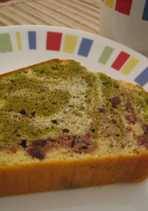 抹茶と餡の渦巻きケーキ-レシピのメイン写真