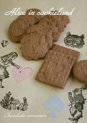 シナモンチョコのスタンプクッキー-レシピのメイン写真