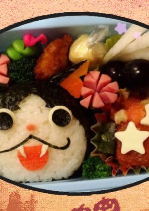 園児キャラ弁 ガブニャン 妖怪ウォッチ-レシピのメイン写真