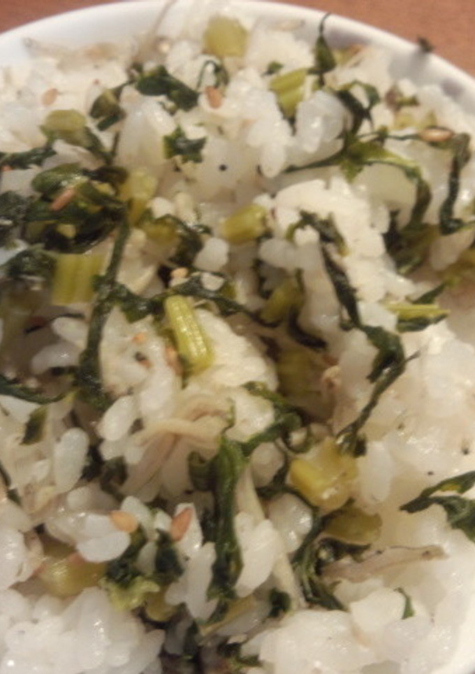 捨てないで！大根の葉で菜飯作りましょう♪-レシピのメイン写真