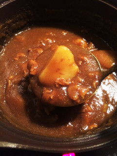 市販のルーに一工夫!どろっと濃厚カレー-レシピのメイン写真