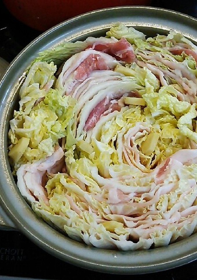 白菜と豚バラ肉と大根おろしのみぞれ鍋仕立-レシピのメイン写真