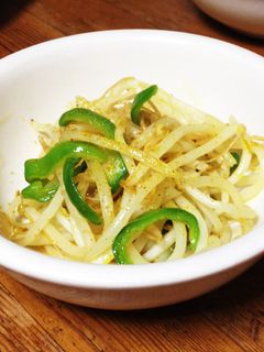 簡単小鉢 モヤシのカレー炒め-レシピのメイン写真