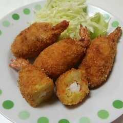 รูปของ カレー風味のポテえびフライ♪