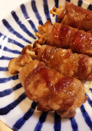 ポン酢で簡単！美味しい！きのこの肉巻き-レシピのメイン写真