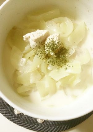 チキンと玉ねぎの洋風味噌スープ-レシピのメイン写真