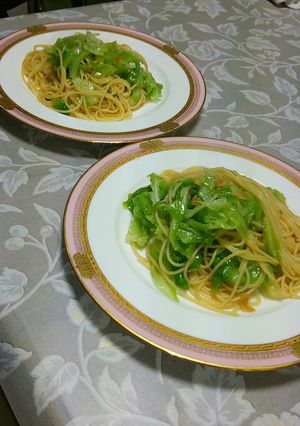 キャベツの超あっさりペペロンチーノ-レシピのメイン写真